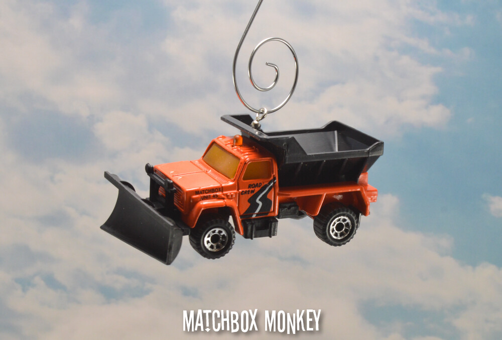 Highway Maintenance Snow Plow Salt Truck Custom Christmas Ornament 1/64 DOT MDOT
