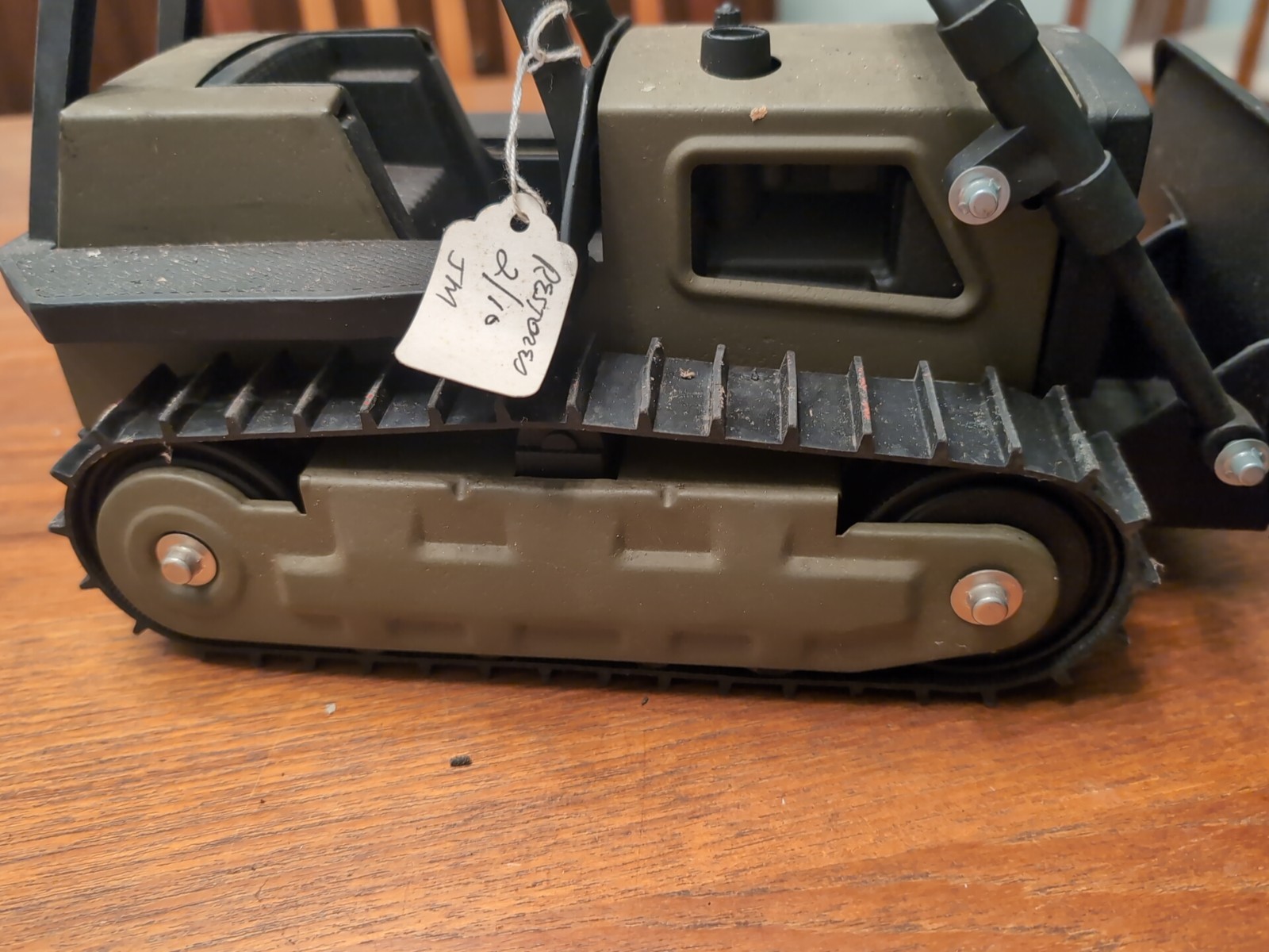 Vintage Tonka G.I. Joe Steel Brigade Military Bulldozer Restored Adjusable Blade