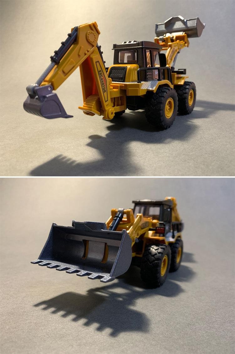Engineering Diecast Inertial Tractor Excavator Bulldozer Truck Toy Gift Car