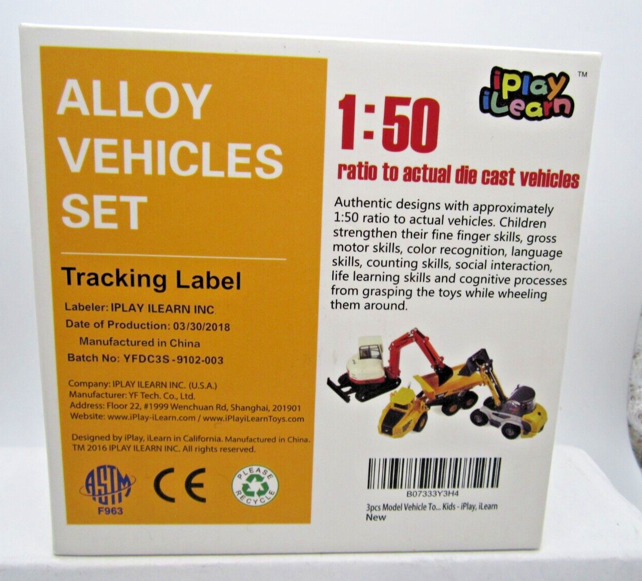 IPlay ILearn Alloy Construction Set NIB Sealed