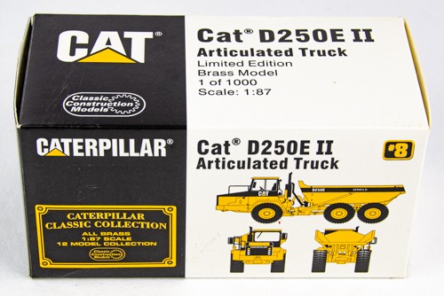 Classic Construction Models Brass CAT D250E II Articulated Truck Limited#49/1000