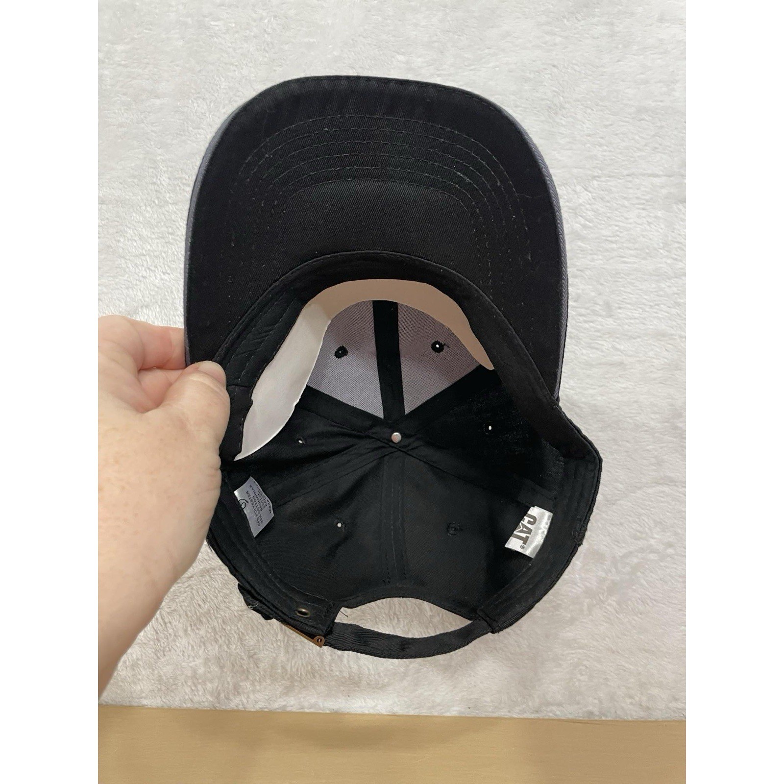 CAT Caterpillar Black Adjustable Hat June 2017 100,000th Compact Wheel Loader