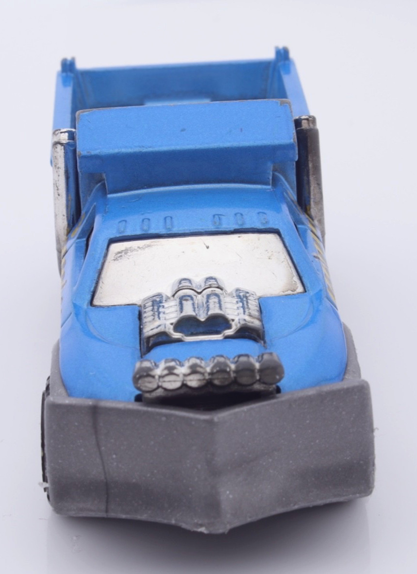 2014 Hot Wheels City ~ SO PLOWED ~ Snow Plow Truck Blue Diecast 1:64