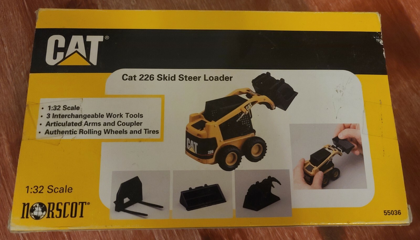 1999 Farm Show Edition Norscot Caterpillar 226 Skid Loader With Working Tools