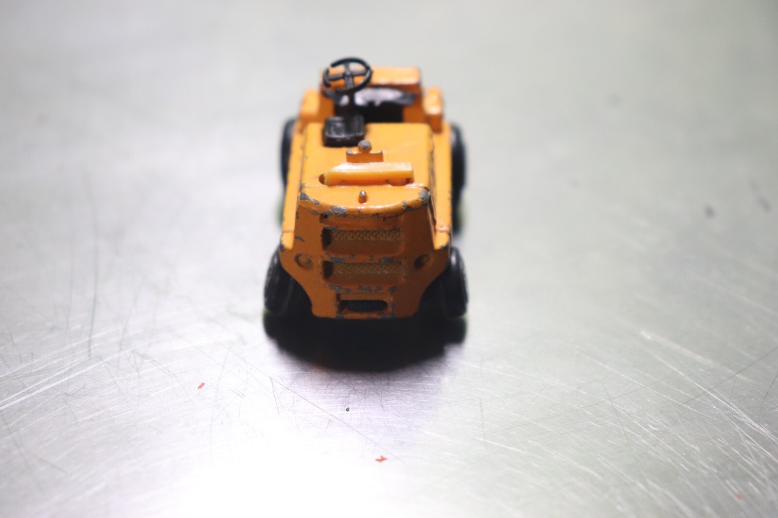 Vintage Construction Die Cast Toy Lot Bulldozer Fork Lift Caterpillar Yellow