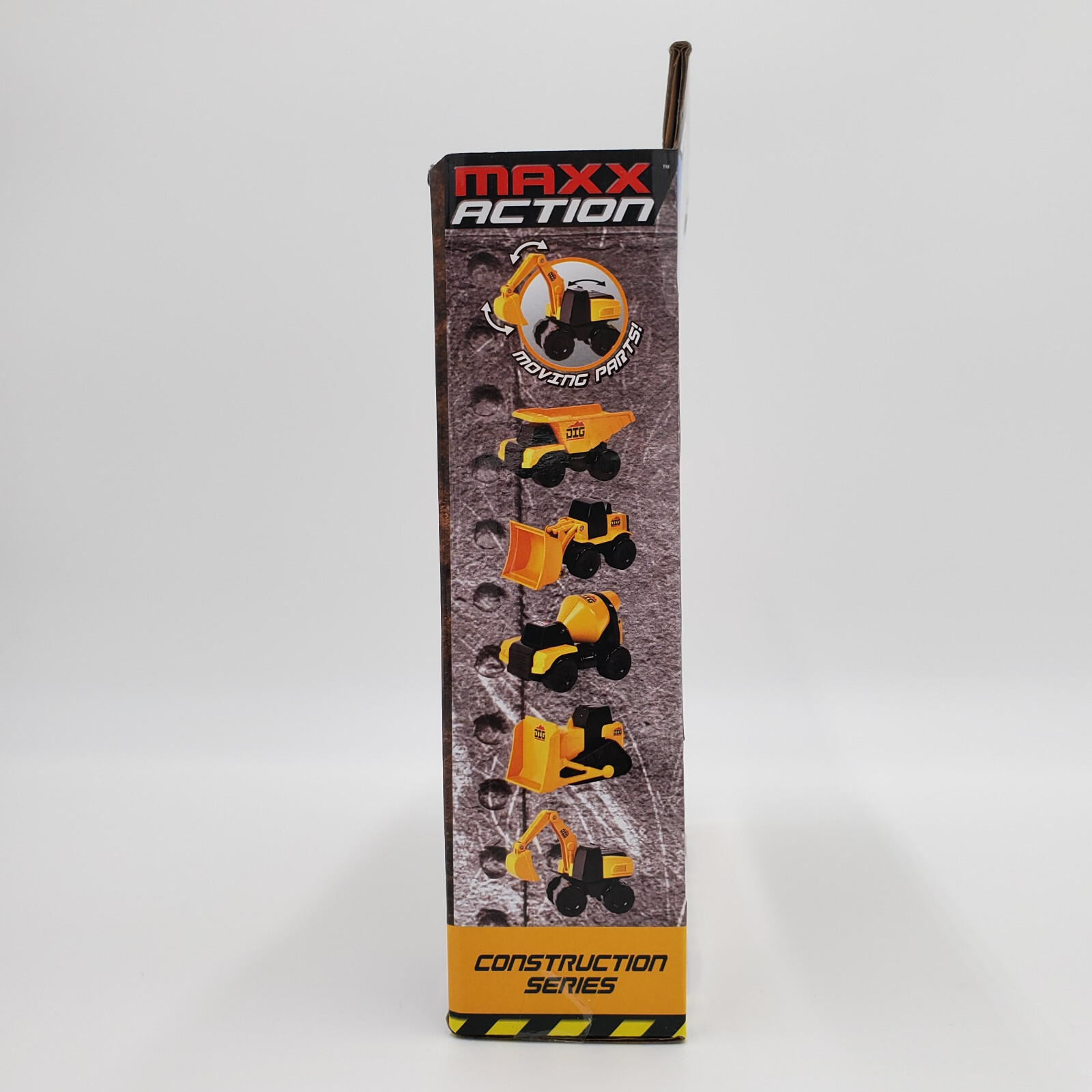 Maxx Action Kids Micro Mini Construction Trucks Vehicles Set of 5 Toy NEW SEALED