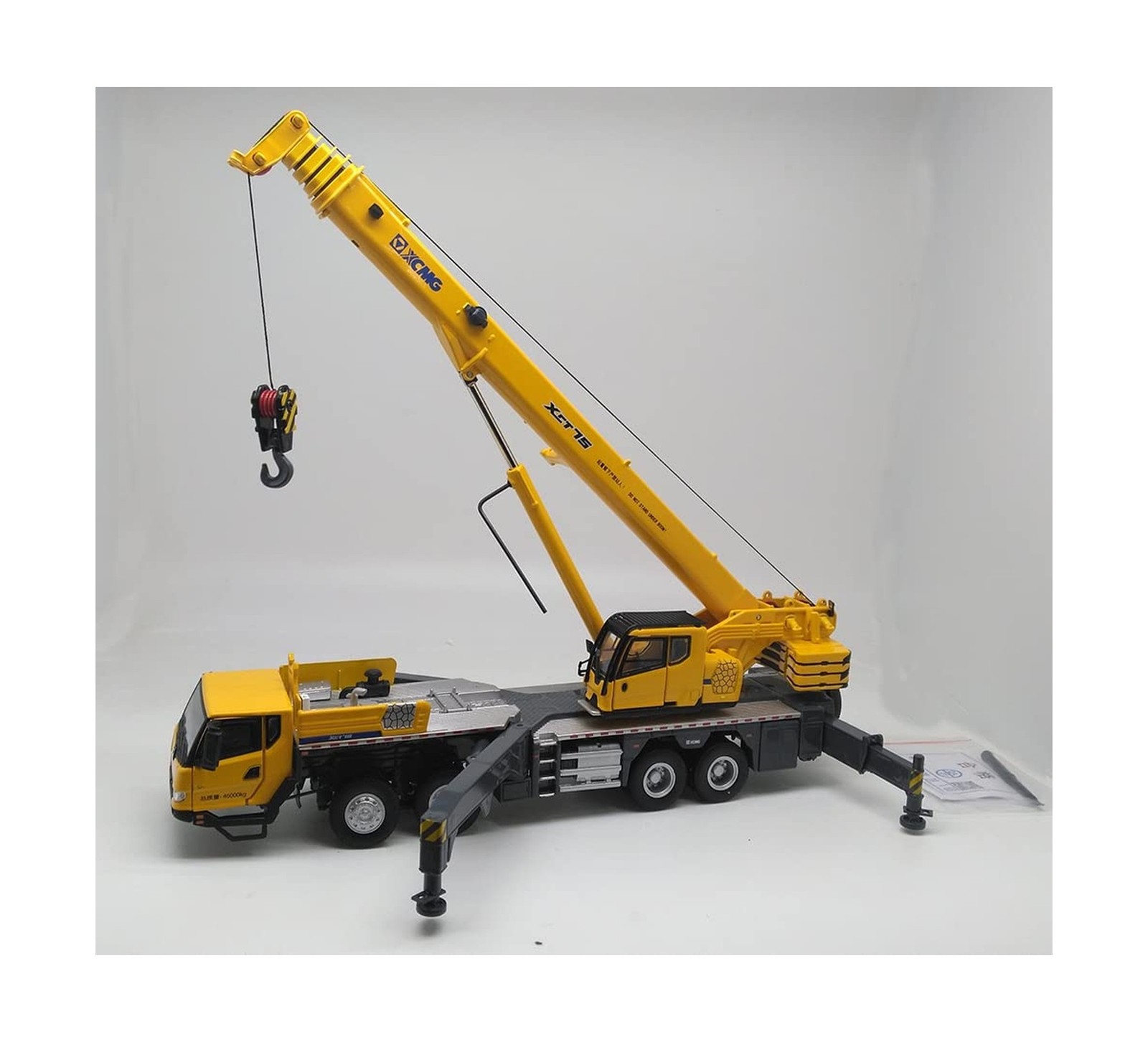 1:50 Scale Model Diecast Construction Machinery XCMG 75 tons Truck Crane Mode…
