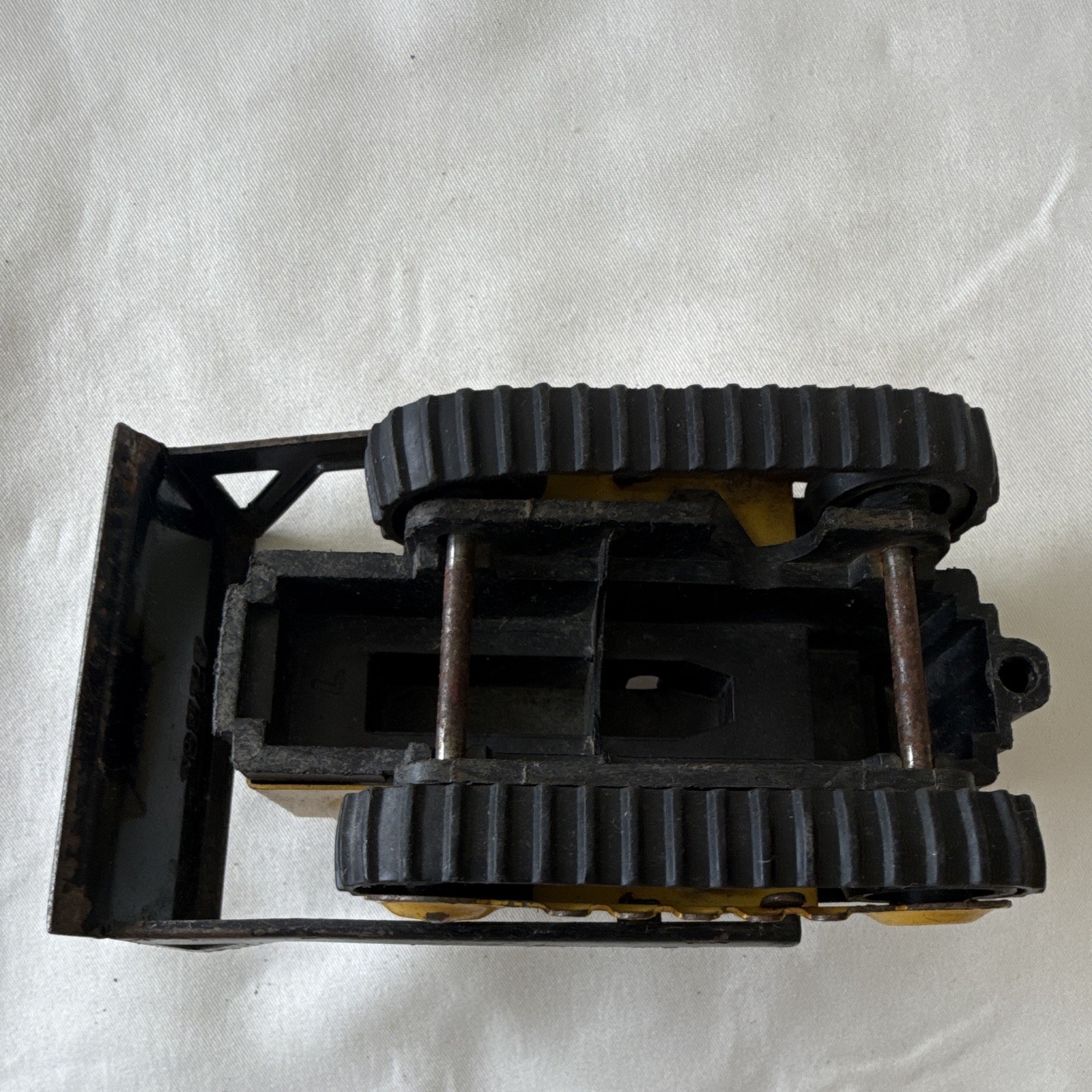Vintage Mini Tonka Bulldozer & Front End Loader Lot Metal Construction Toy 1970s