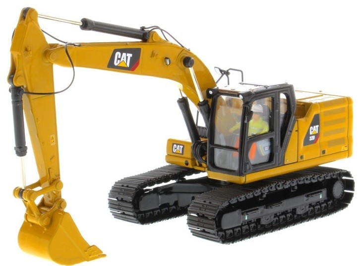 DIECAST MASTERS – CATERPILLAR 320 Excavator with Driver – 1/50 – DCM85569