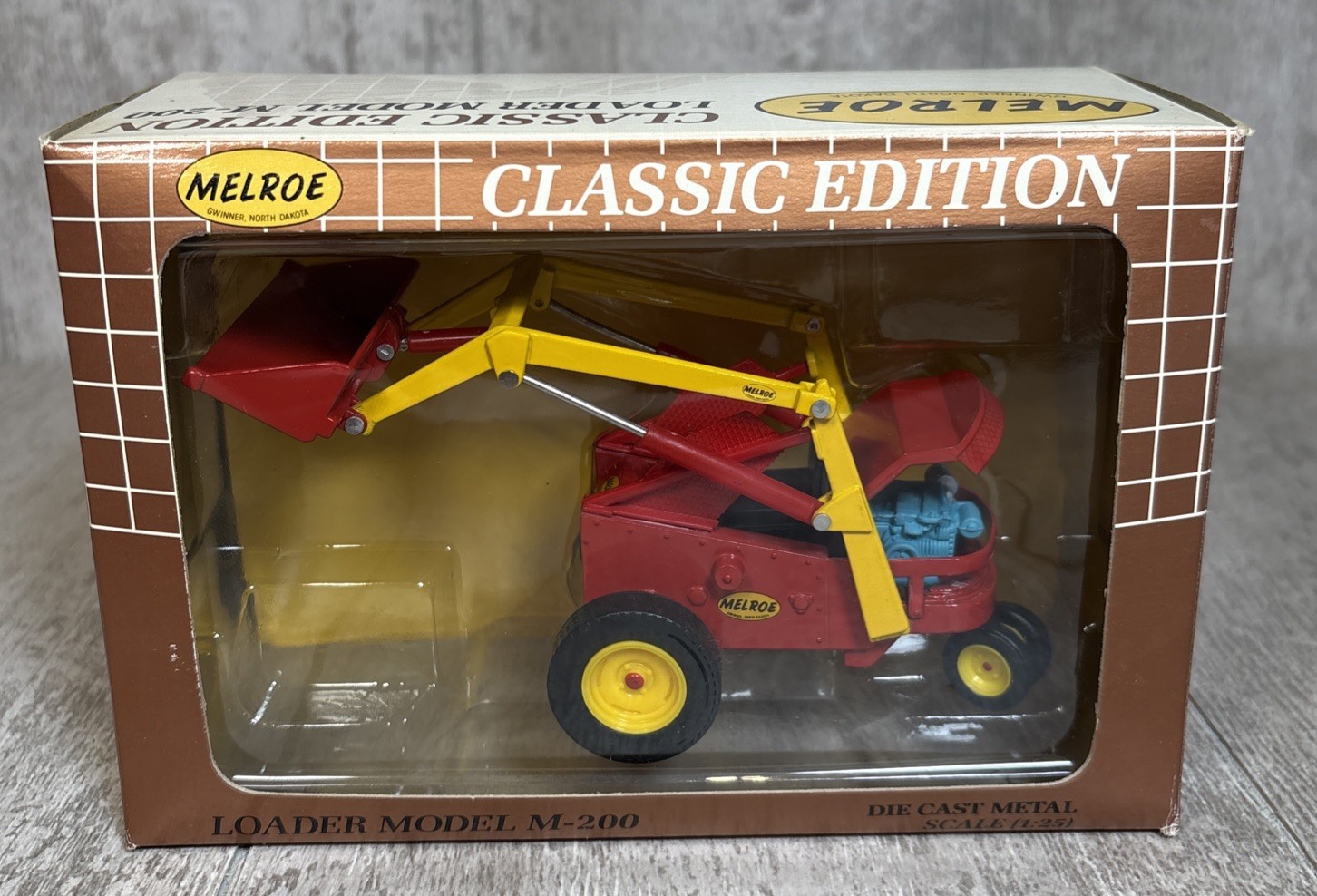 1/25 Clover Melroe M-200 Loader Diecast w/ Box