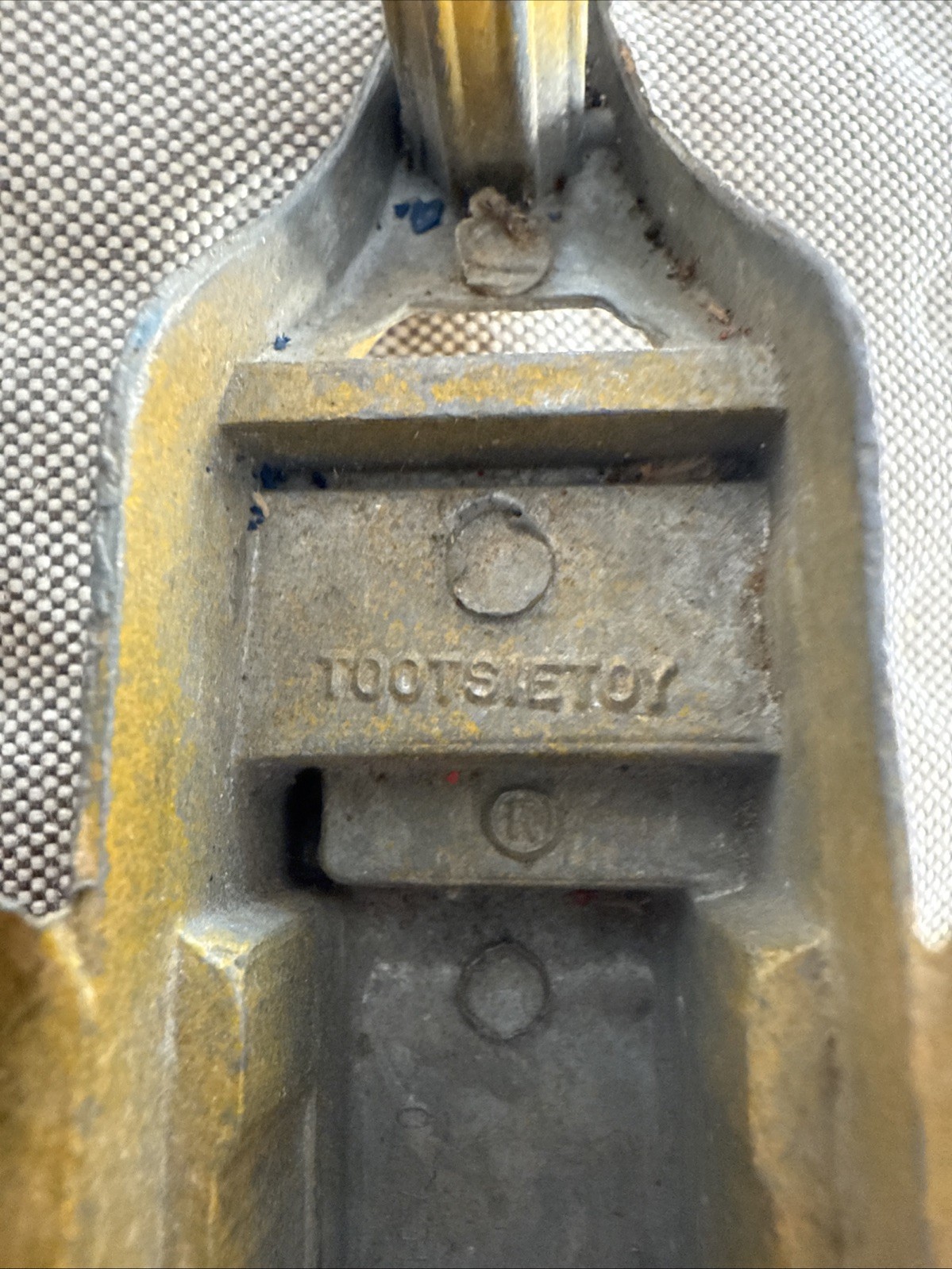 VINTAGE 5.5” TOOTSIE TOY ROAD GRADER YELLOW INCOMPLETE FOR PARTS