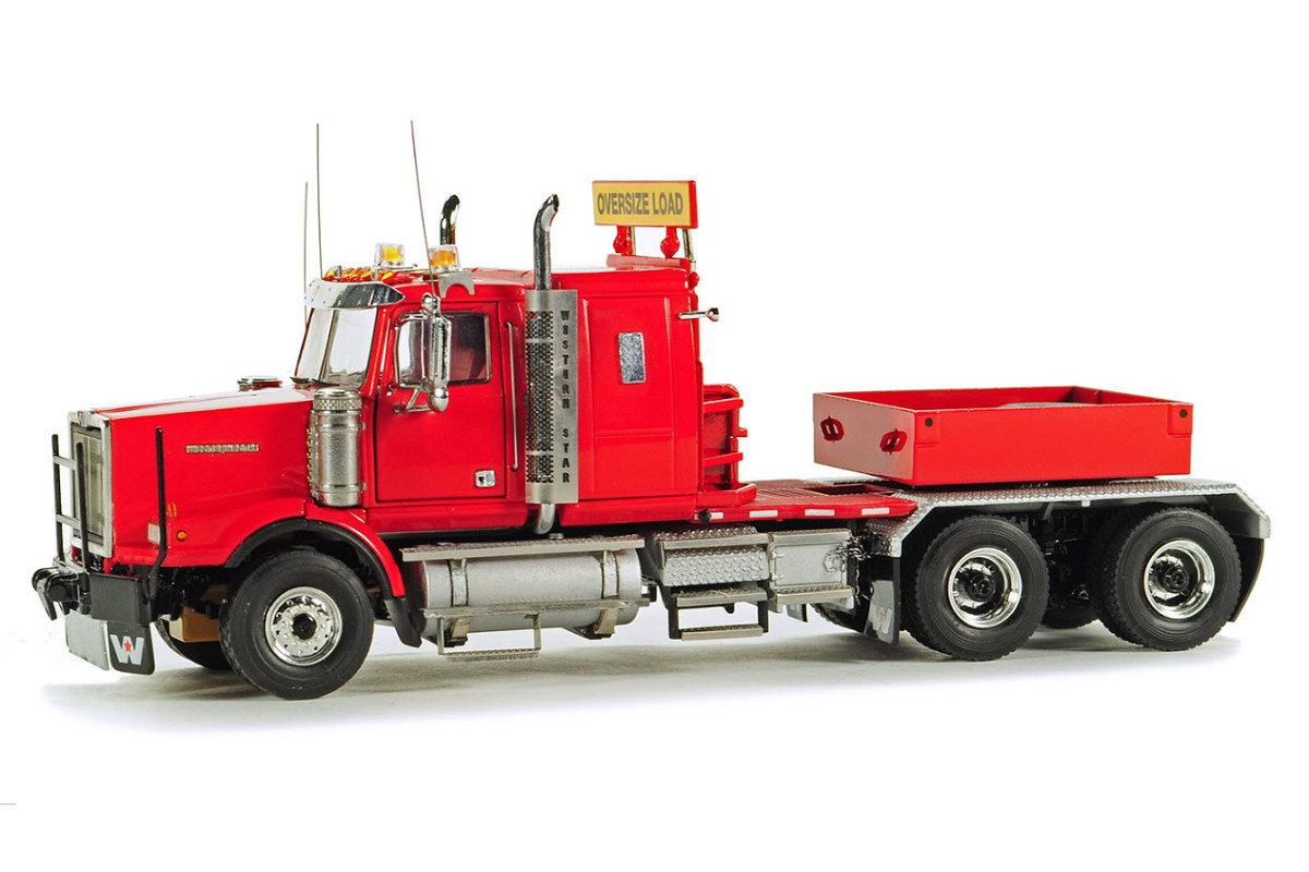 Western Star 4964 SX-1 6×4 Truck Ballast Box – Red – WSI 1:50 Scale #34-2003 New