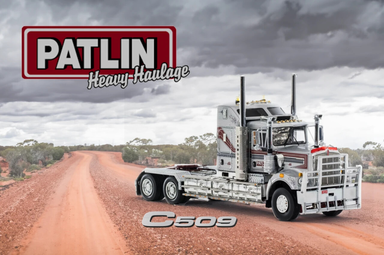 Drake Z01521 Kenworth C509 Tractor – Patlin Transport – 1/50 Die-cast NEW