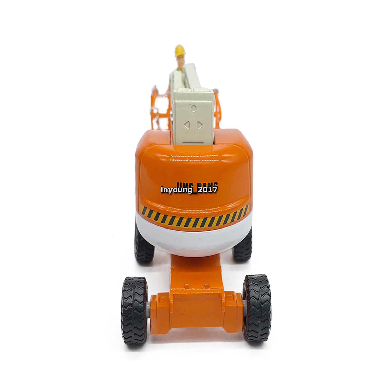 Aerial Work Platform Truck Toy Construction Vehicle Diecast Model Toys Orange