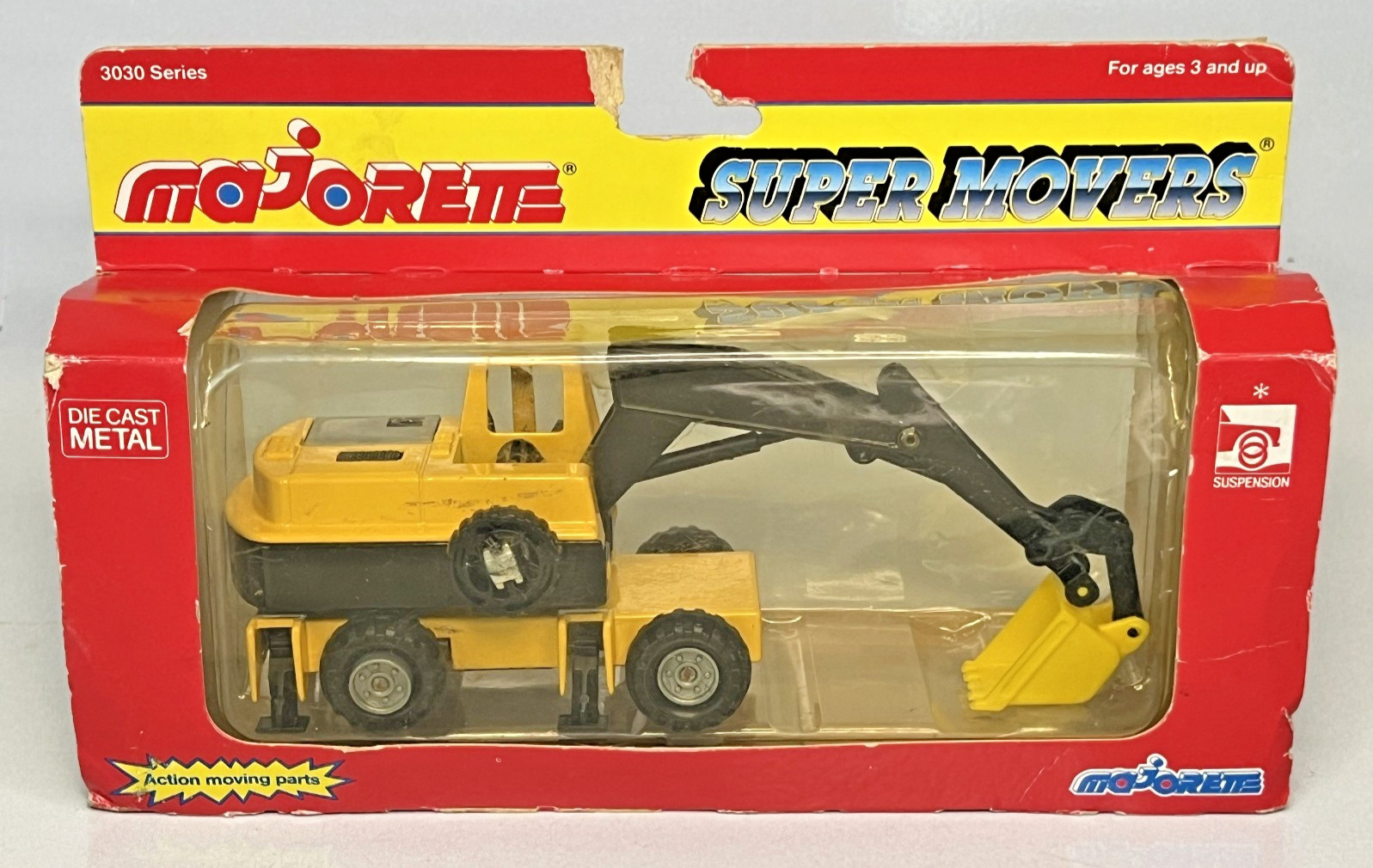 Majorette Super Movers #3034 Shovel Engine – Excavator