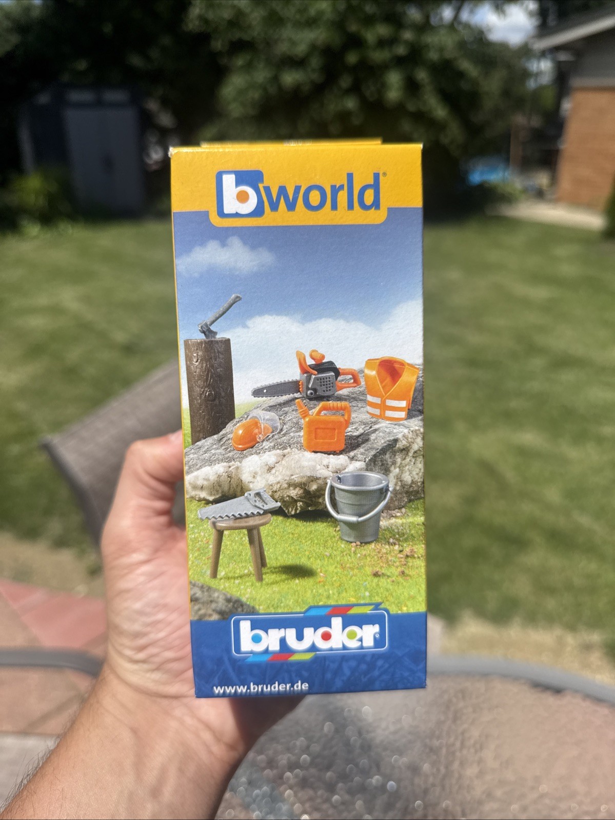 Bruder bworld Accessories Construction Power Tool Set 62601 Made In Germany NEW