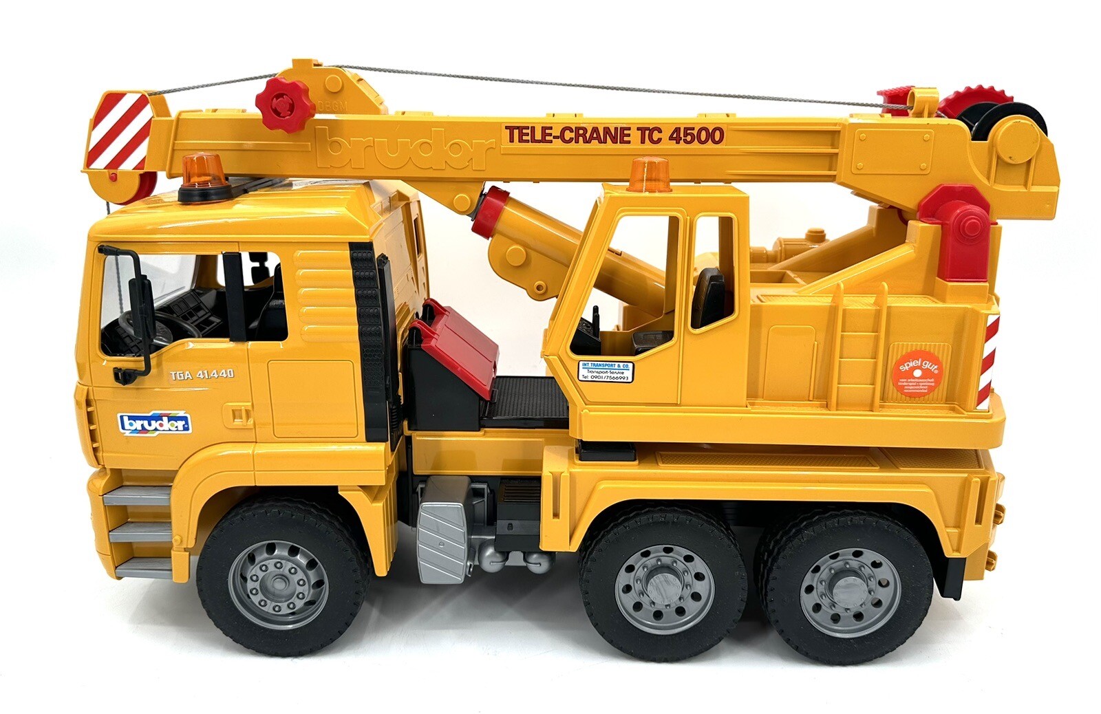 Bruder Man Tele-Crane TC 4500 Construction Toy Made in Germany