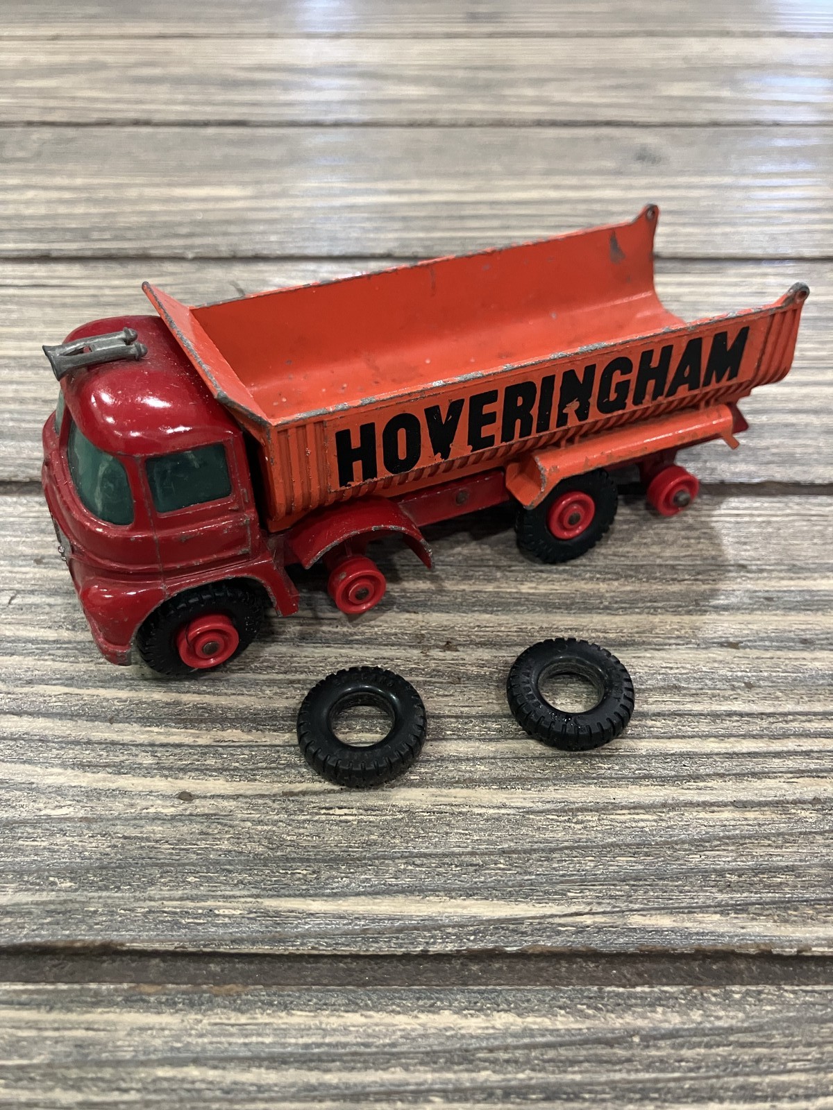 Vintage Matchbox Lesney King Size No. 1 K-1 Hoveringham Tipper Truck Diecast