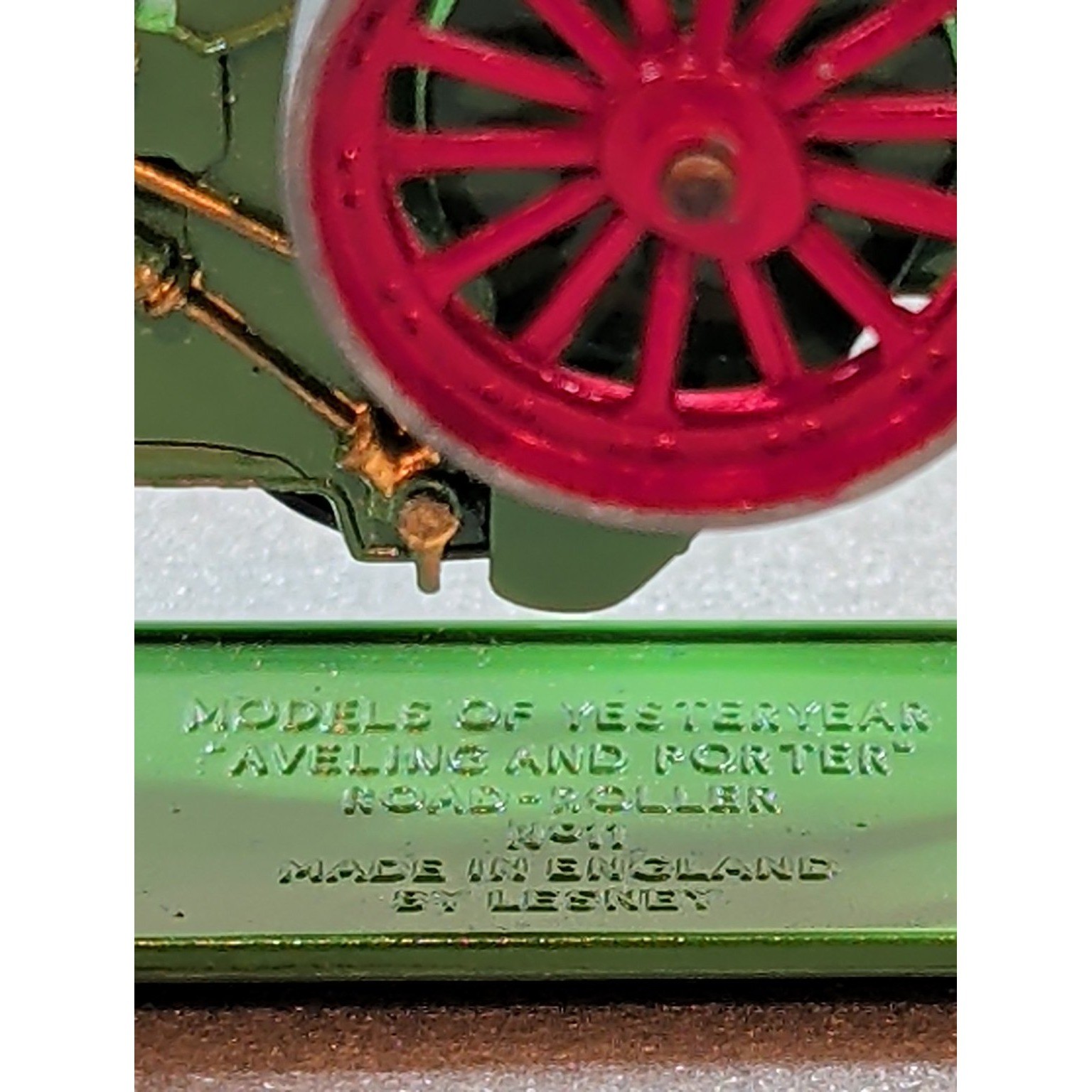 Lesney Matchbox Models of Yesteryear No 11 Aveling and Porter Road Roller Green