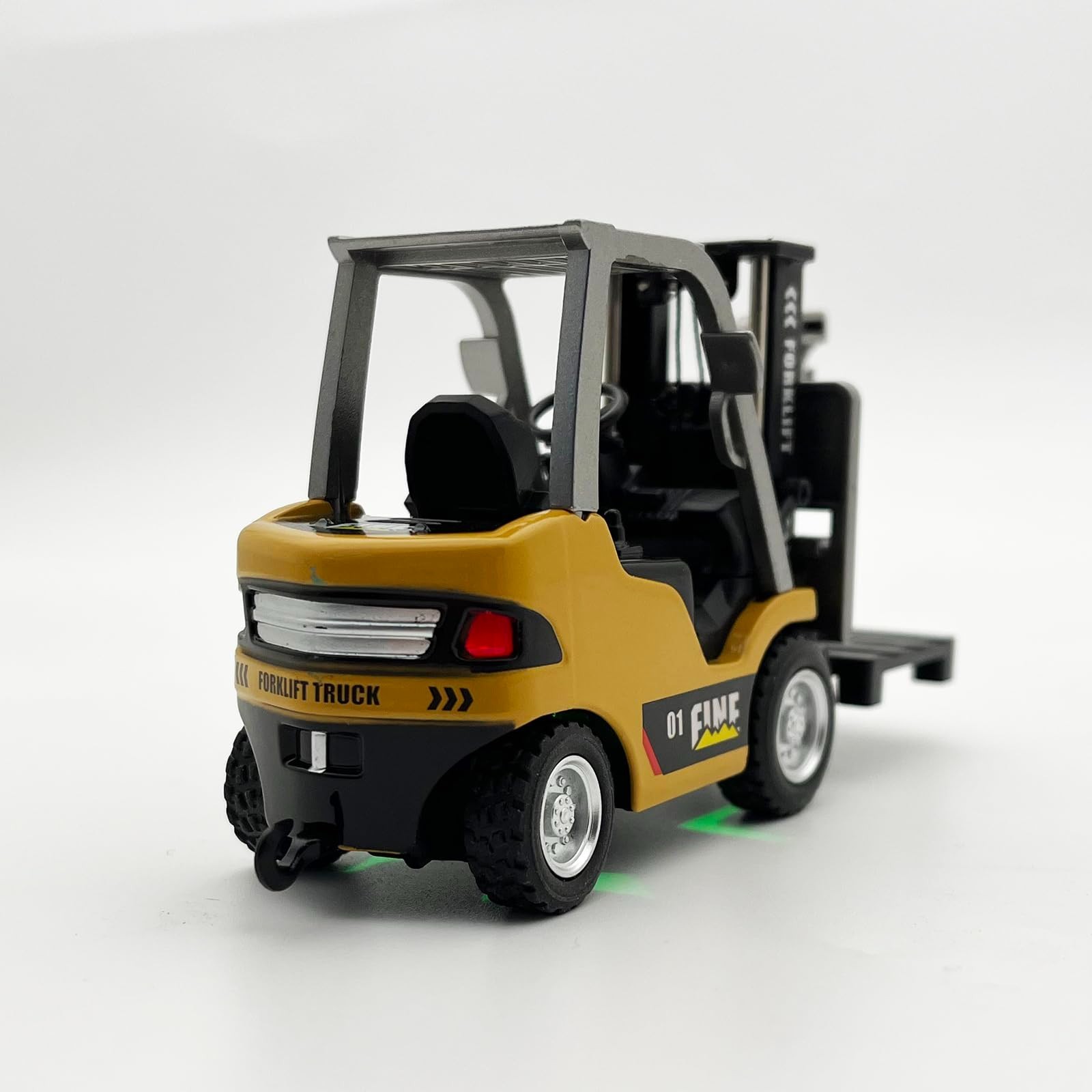1:64 Mini RC Alloy Forklift Truck – 2.4GHz Remote & App Control, Rechargeable, T