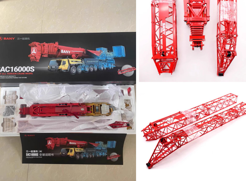 Stock! 1:/50 SAC16000S All Ground Engineering Crane Alloy Collectible Models