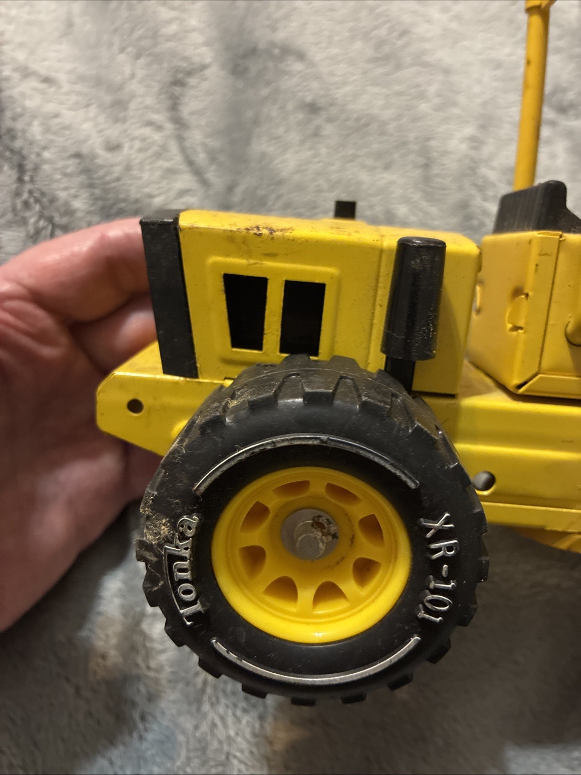 Vintage Tonka Truck 52900 Pressed Steel Metal Toy Forklift XR-101. Good Shape