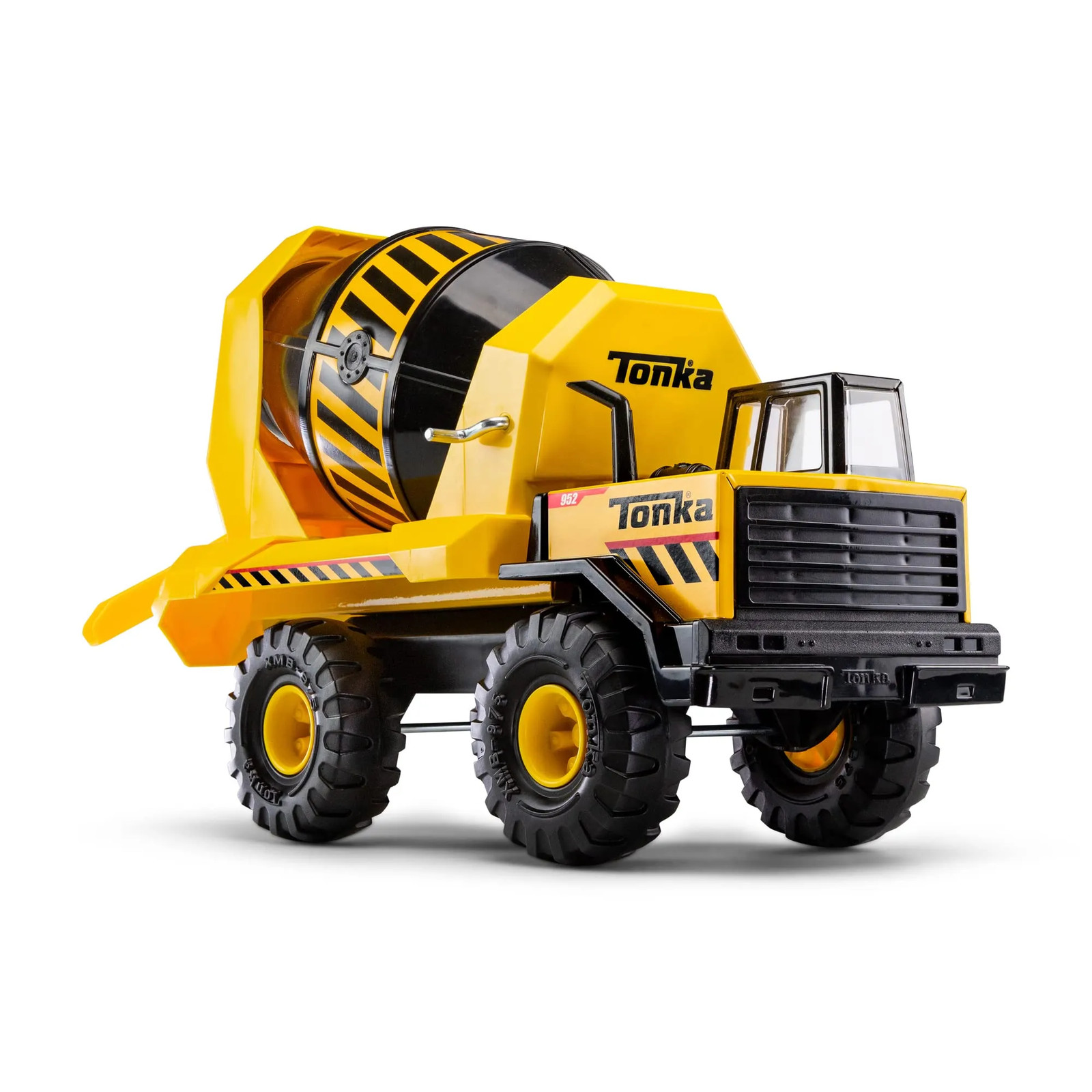 Tonka 06098 Steel Classics Mighty Cement Mixer Construction Truck Yellow Toy
