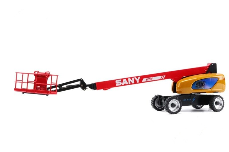 1:30 SANY STP26 Straight Arm Aerial Work Platform Lifting Vehicle Diecast Model