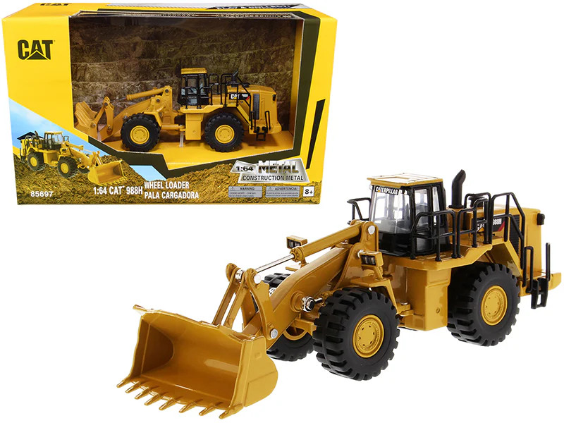 CAT Caterpillar 988H Wheel Loader “Play & Collect!” 1/64 Diecast Model by Diecas