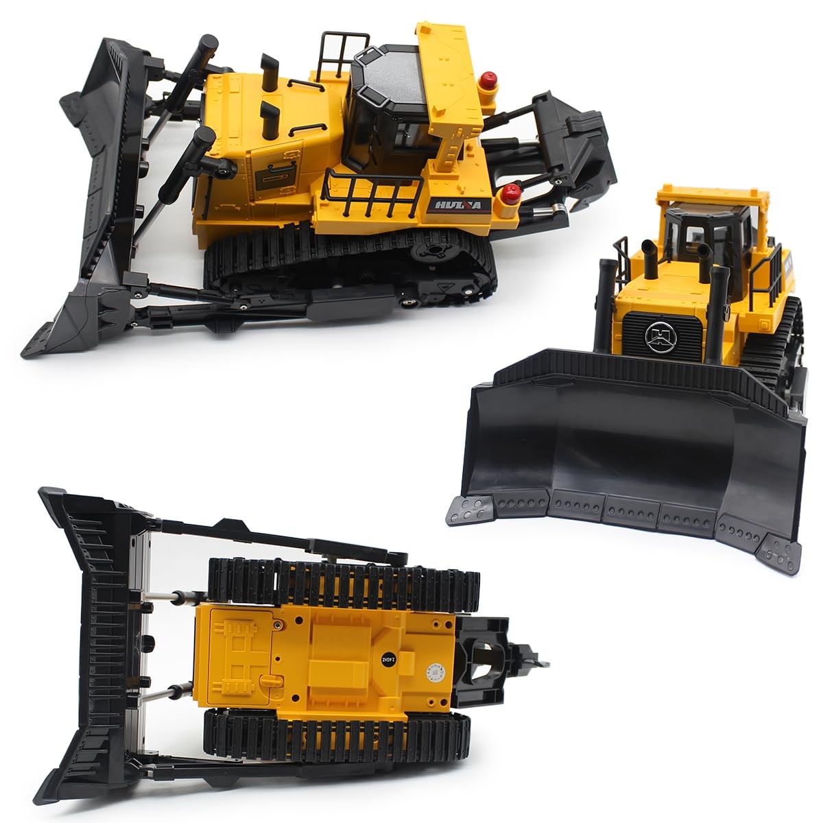 Remote Control Bulldozer RC 1/16 Full Functional Construction Vehicle, 2.4Ghz…