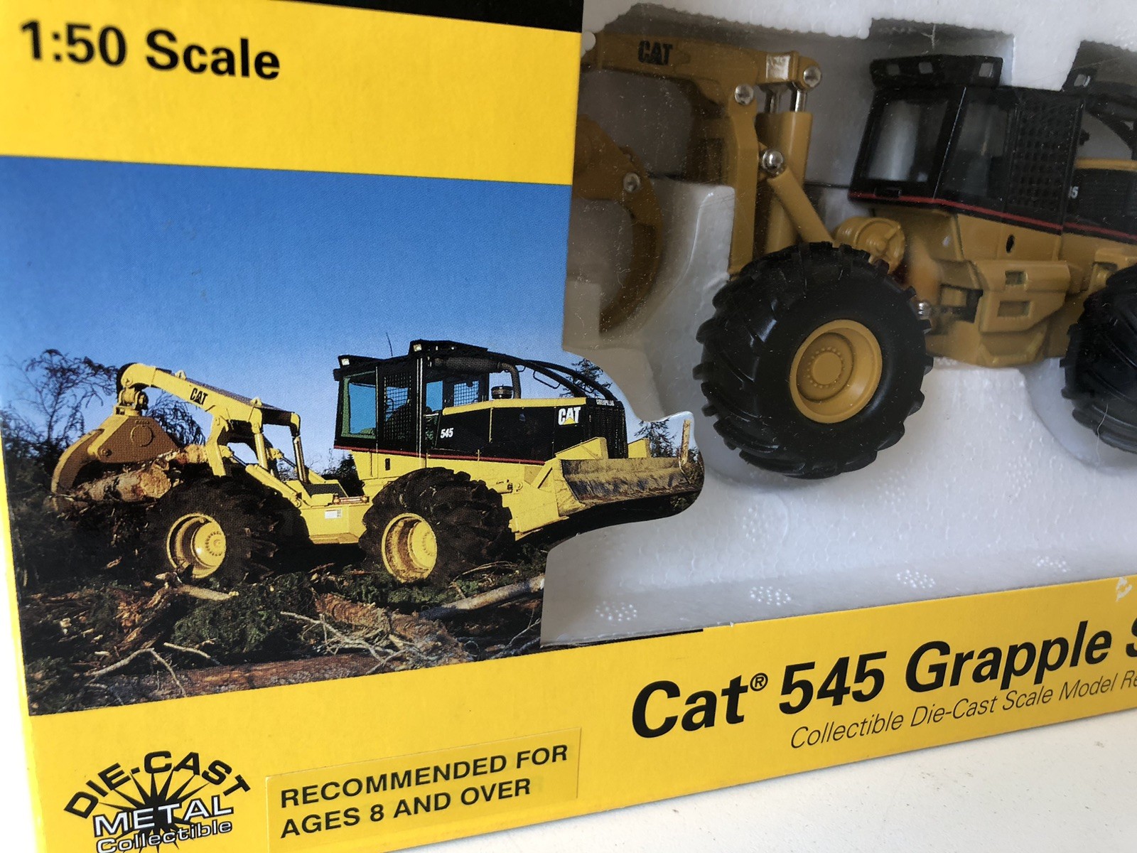 Caterpillar Cat 545 Grapple Skidder Norscot 1:50 Scale Diecast NIB