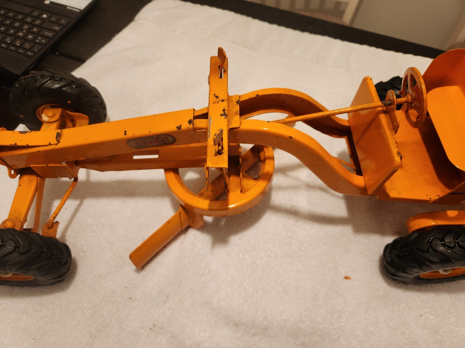 Vintage Adams Motor Grader 1950’s Doepke Model Toy USA