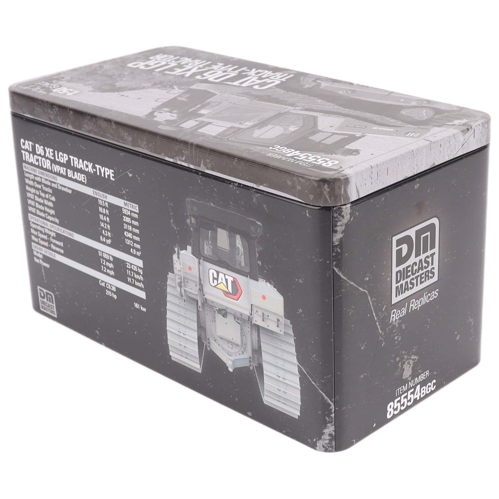 Cat D6 LGP VPAT Dozer Black Centennial Diecast Masters 1:50 Scale #85554BGC New