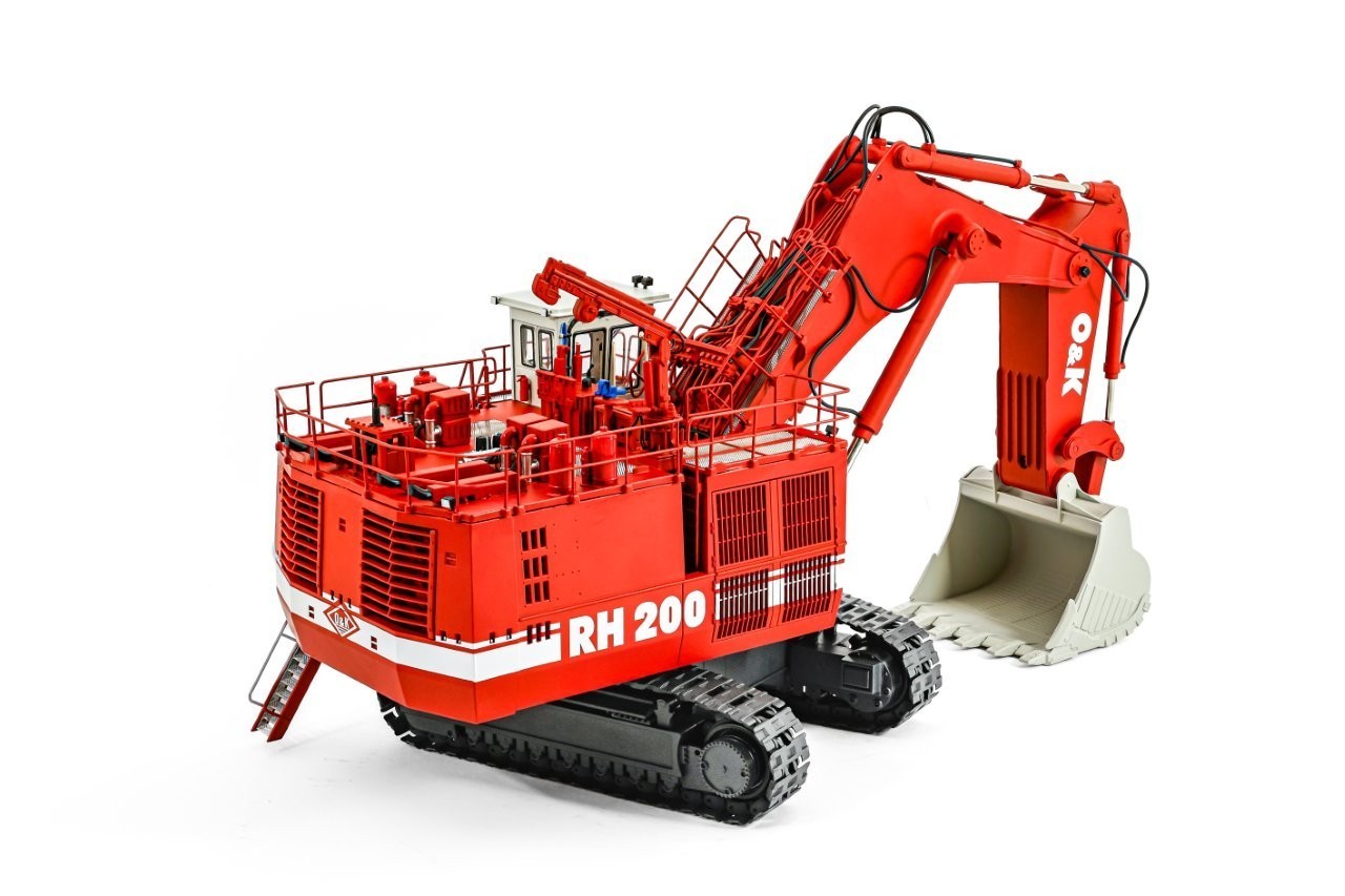 O&K RH200 Mining Backhoe Excavator – Bymo 1:50 Scale Diecast Model #25010/1 New