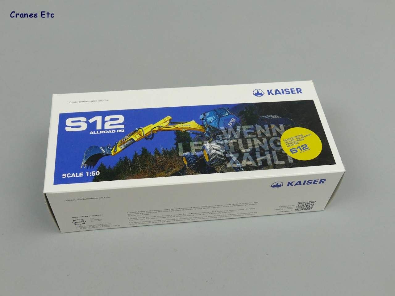 CONRAD,KAISER S12 Spider Excavator, 1/50, CON2959