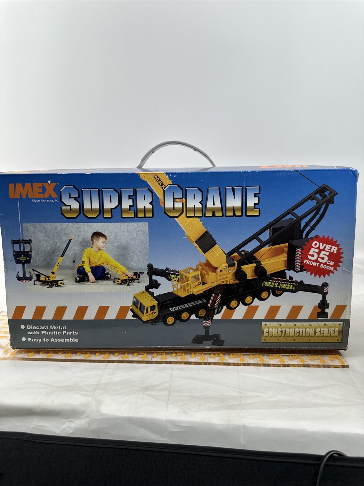 RARE Vintage IMEX Model Company Super Crane Construction Series New Old Stock