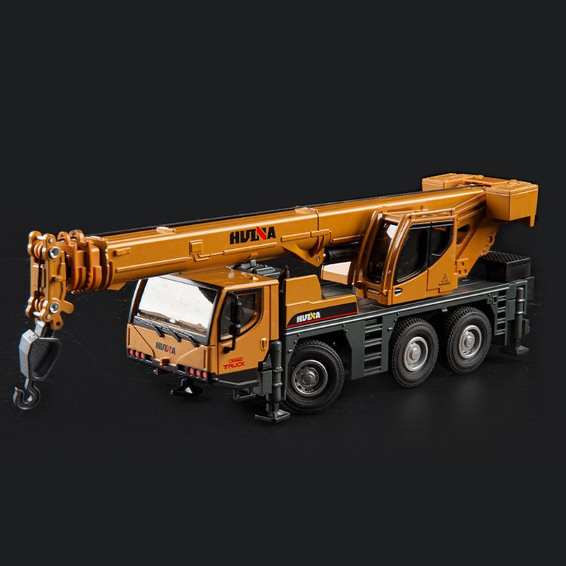 1:50 Crane Truck Construction Equipment Model Car Diecast Toy Cars Toys for Boys