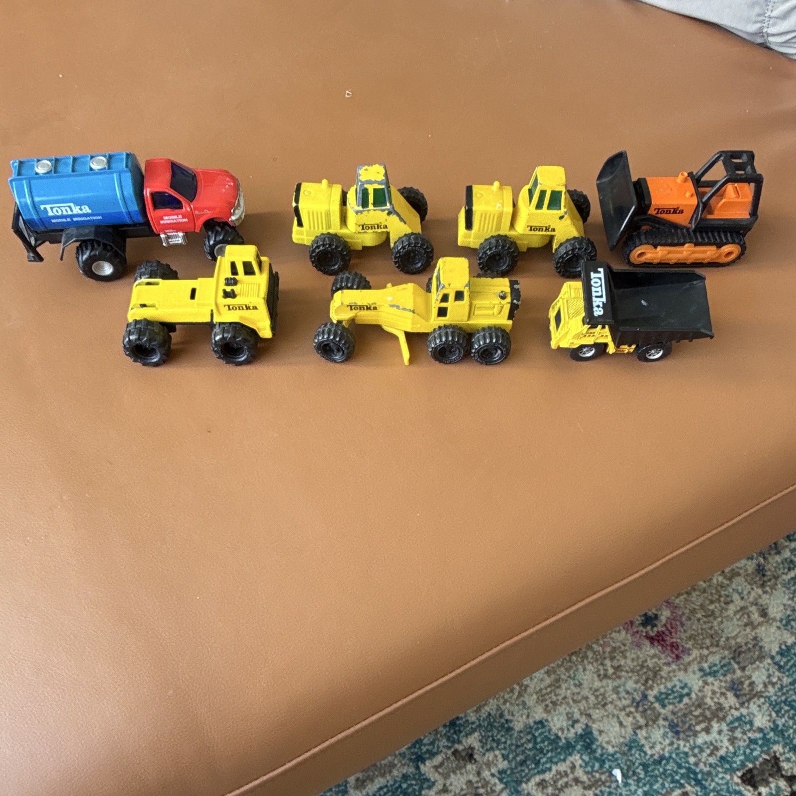 Tonka Mighty Mini Scale Diecast Construction Vehicle Lot Yellow/Black