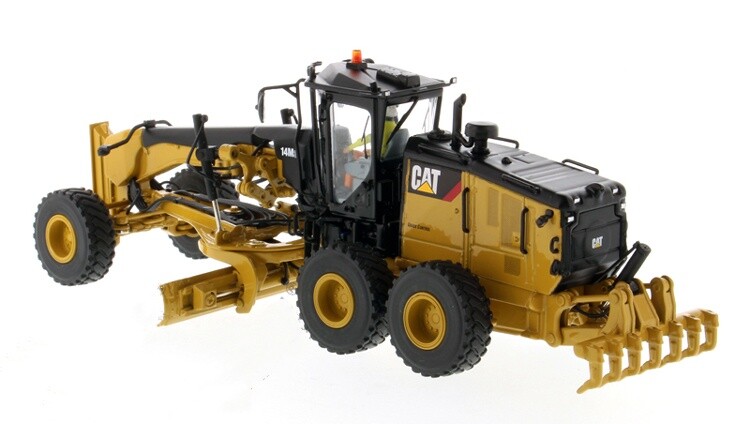 1:50 17CM DM 14M3 Motor Grader Construction Vehicles Machine Diecast Model