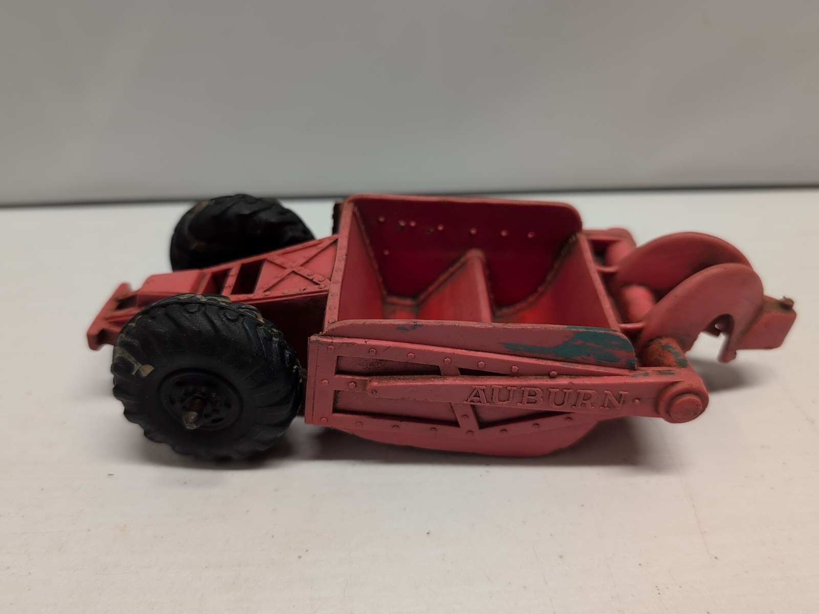 Auburn Rubber Co. Earthmover Rare Vintage Faded Red Trailer Only VTG GUC