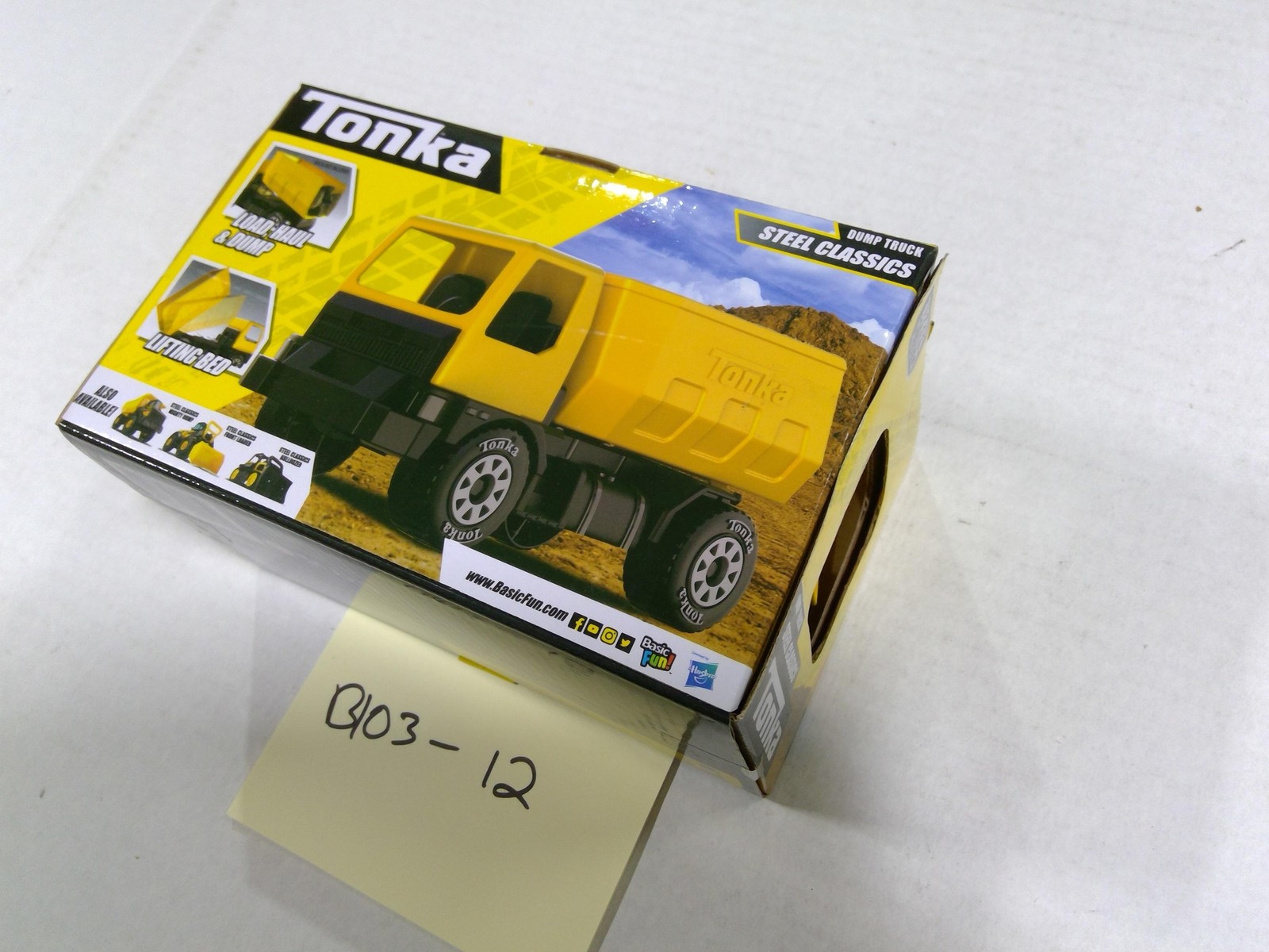 Tonka Steel Classics Dump Truck Steel Construction Vehicle Toy New Yellow