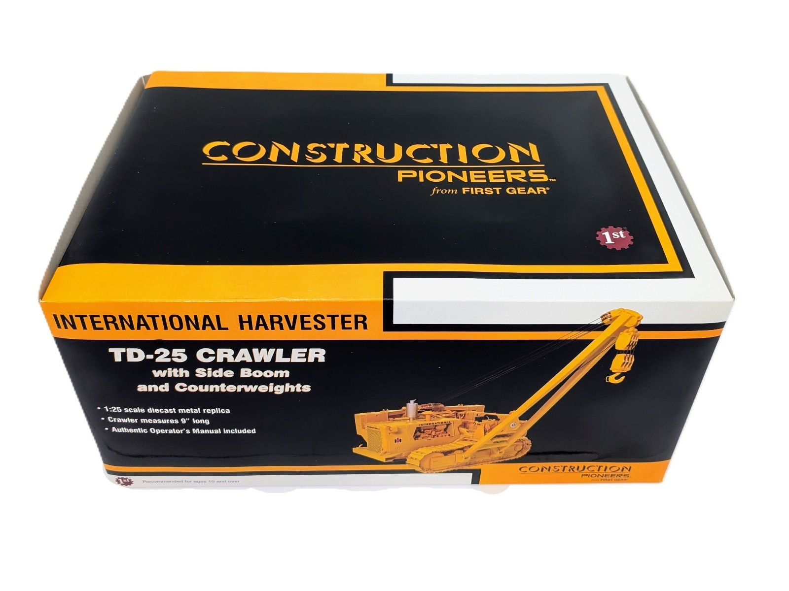1/25 IH TD-25 Crawler W/Side Boom & Counterweights First Gear