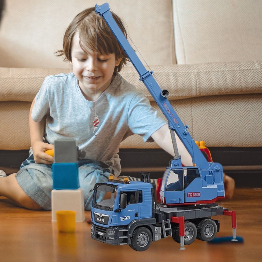 Bruder MAN TGA CRANE TRUCK Collection Toy Car Model 1/16 1:16