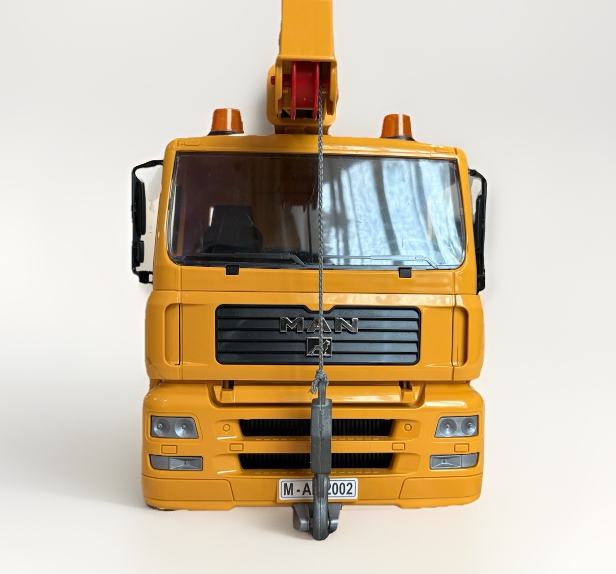 Bruder MAN TGA Crane Truck 02754 1:16 Construction Toy Yellow Made in Germany
