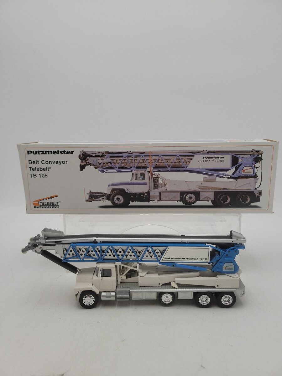 Conrad 36112/0 1:50 Diecast Putzmeister TB105 Telebelt w/International 5000 EX