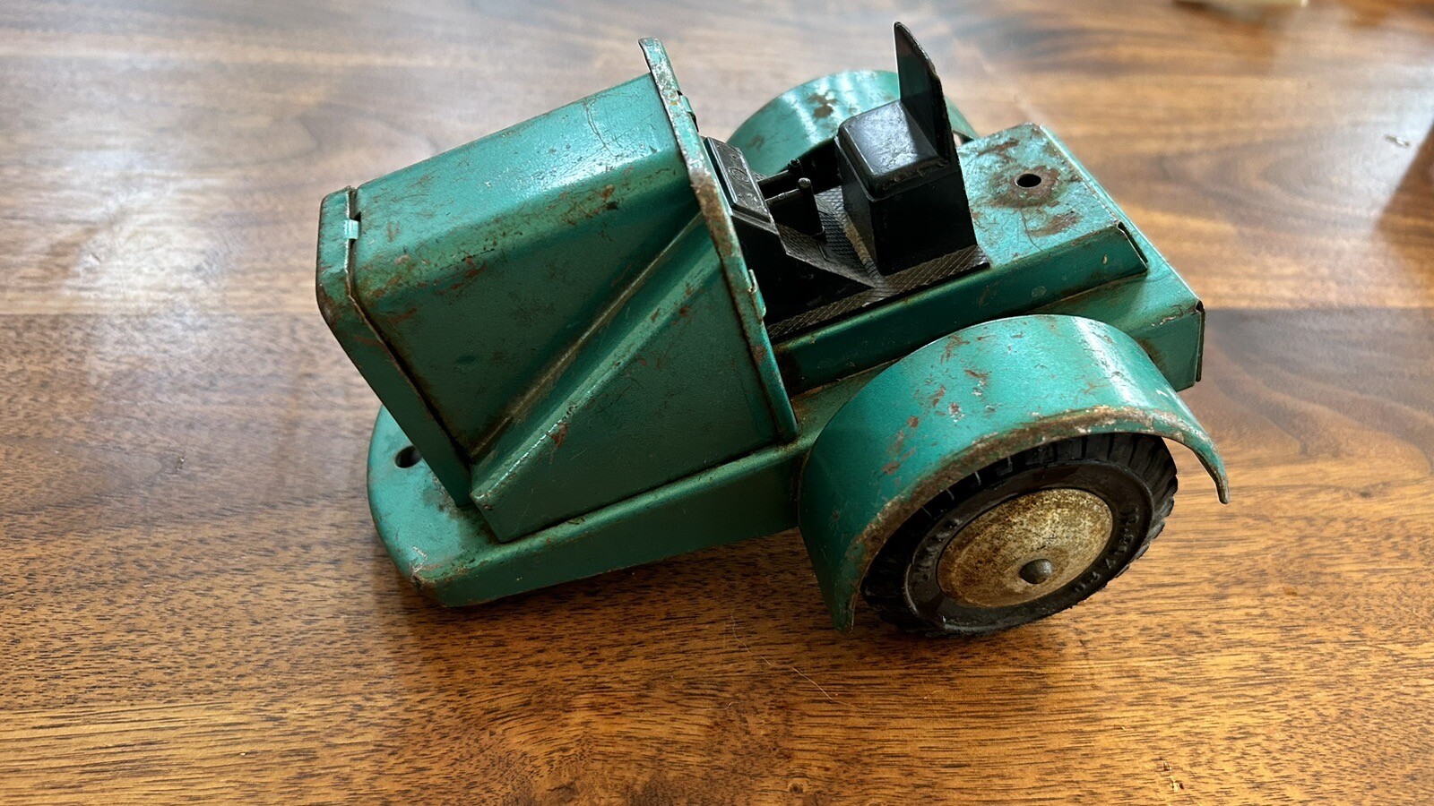 MARX Toys LUMAR Scraper Hauler Excavator Pressed Steel Front Cab Earthmover
