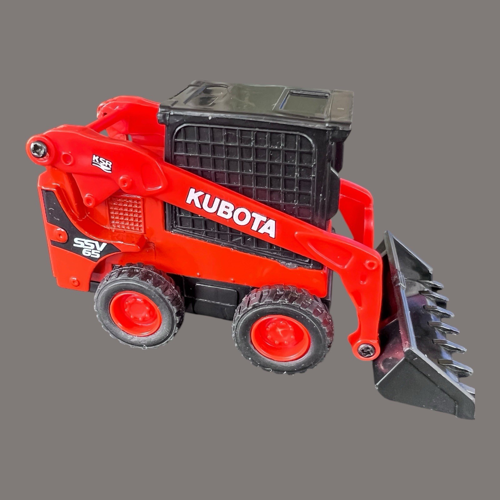 ✨1/43 Scale Kubota SSV65 Wheeled Skid Steer Loader Toy (3.5″) New-Ray Pre Owned