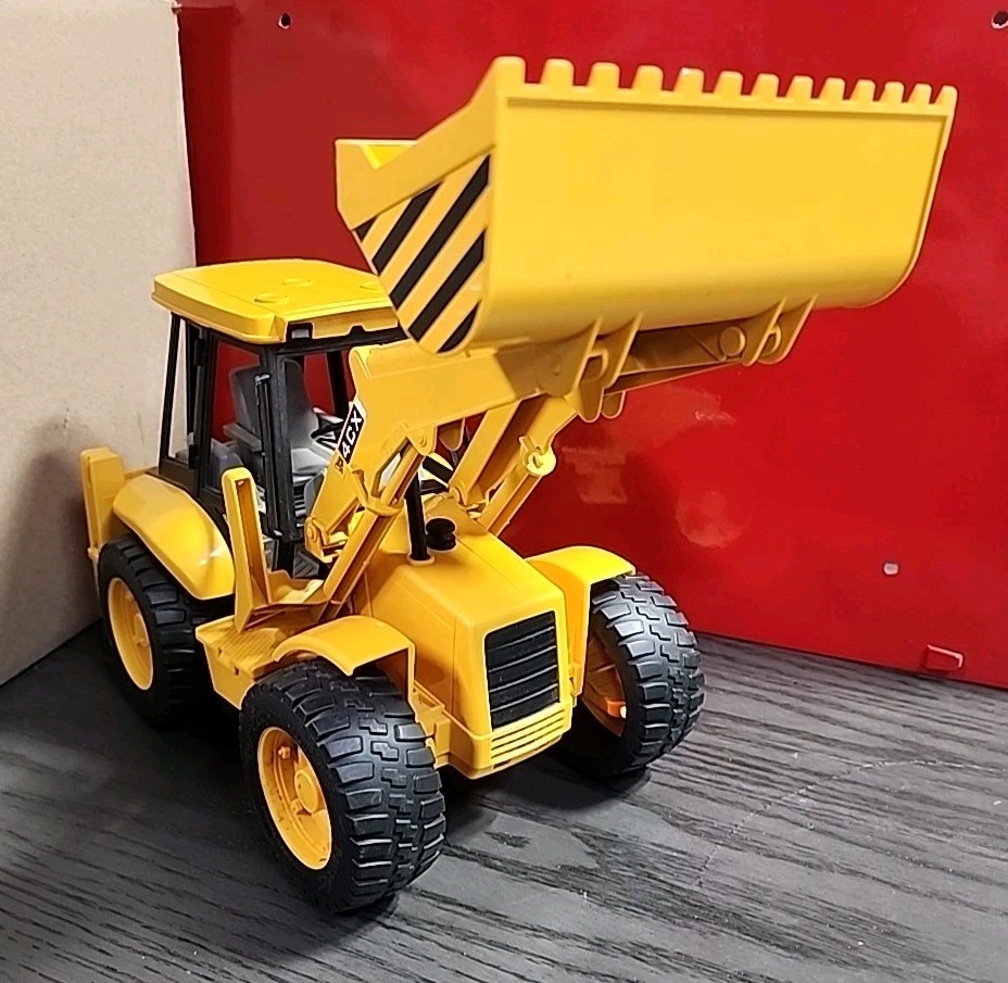 Bruder JCB 4CX Front End Loader 921/01 Plastic Toy Made in Germany EXCELLENT