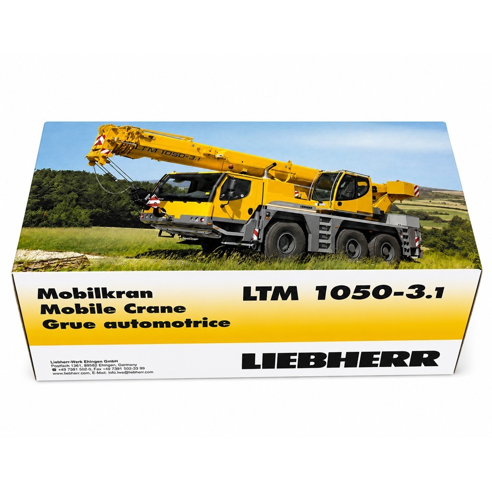 ⭐1:50 SCALE LIEBHERR LTM 1050-3.1 MOBILE CRANE DIGGING & RIGGING WSI 51-2013 ⭐