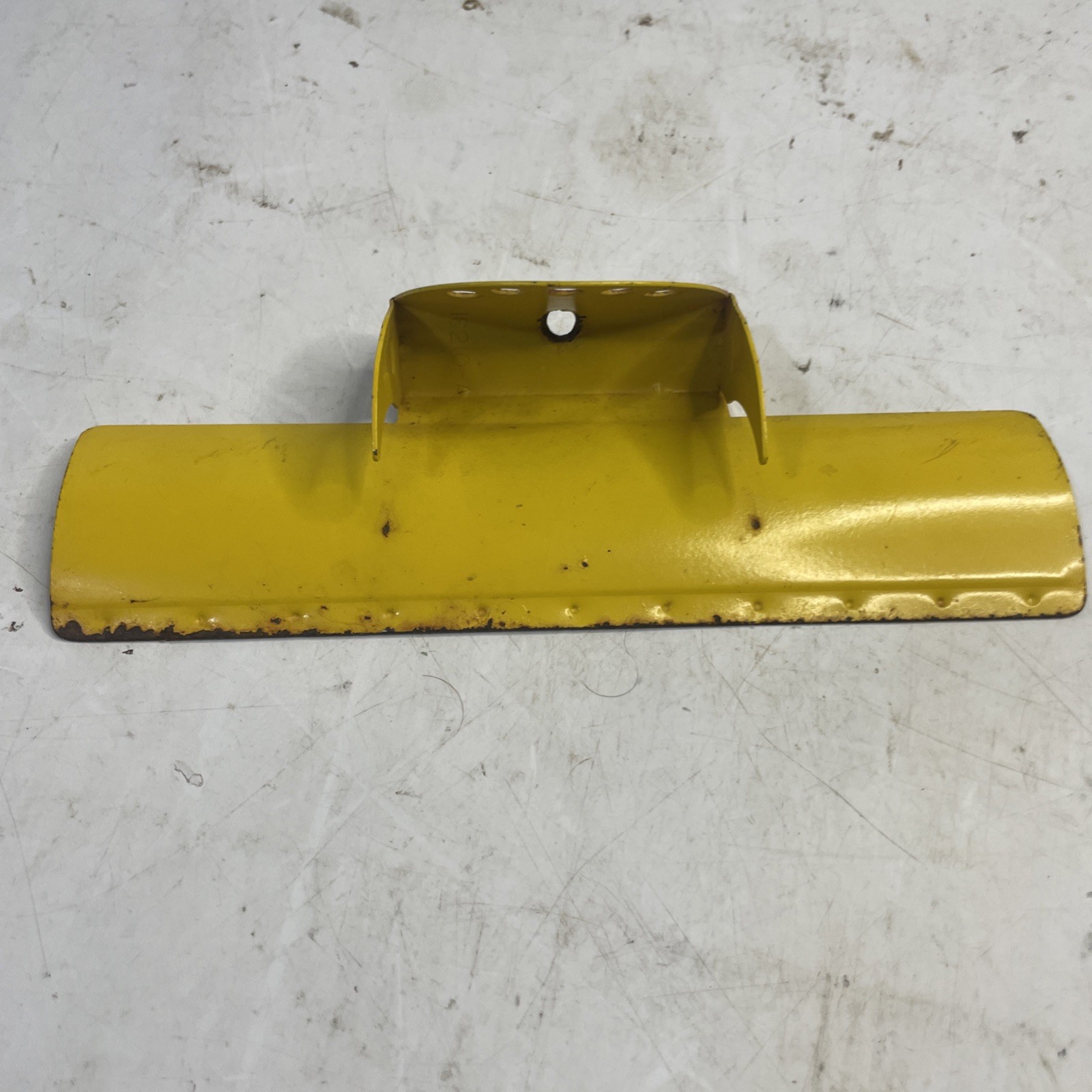Vintage Pressed Metal Yellow Tonka Road Grader MR-970 18″ 70’s DETACHED BLADE